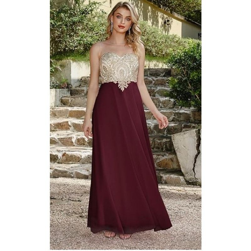 The Unbranded Brand Women's Burgundy SleevelessRound Neck High Waist SIZE SMALL Size S / US 4 / IT 40 - 3 Thumbnail