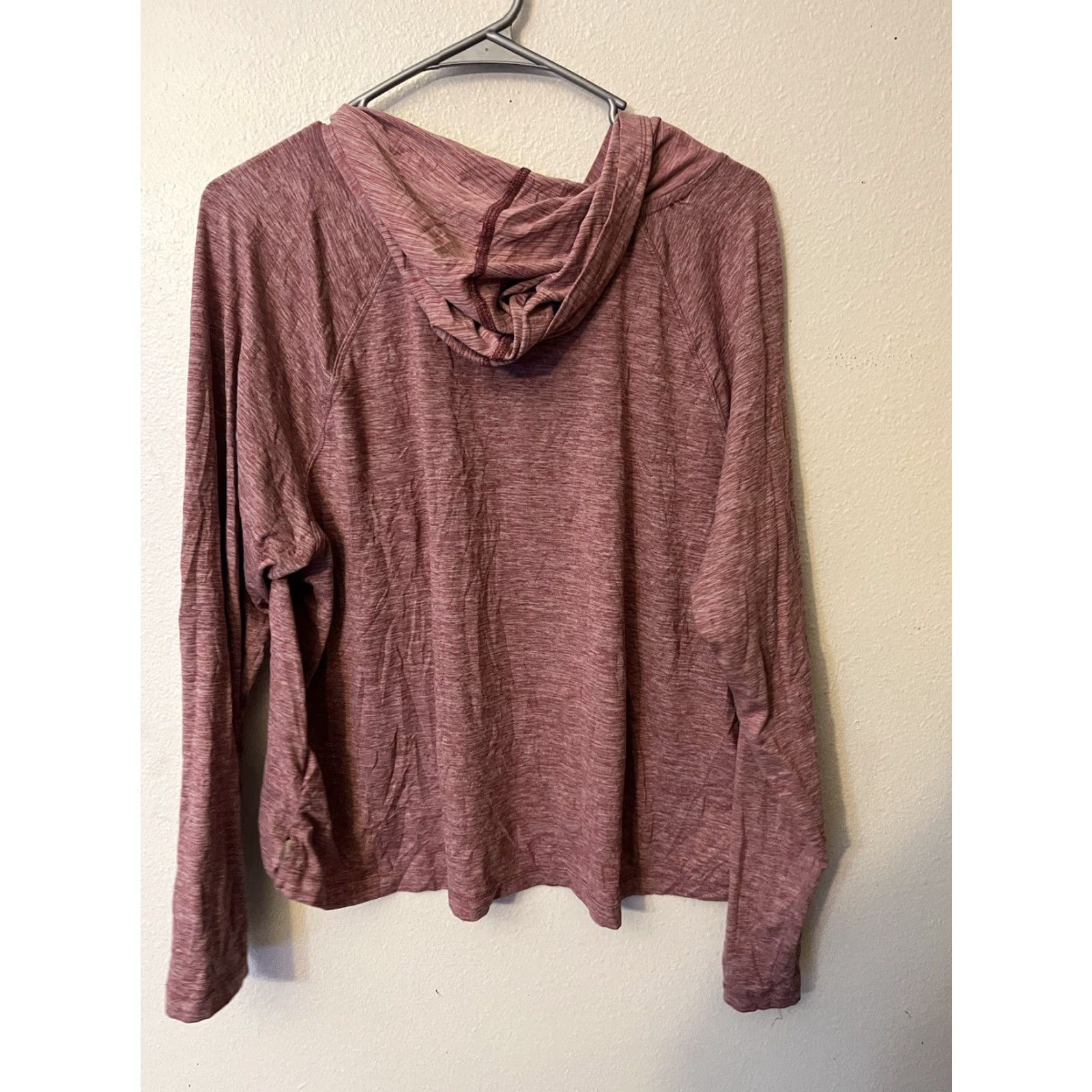 Vintage Women's RBX Long Sleeve Hooded Top XXL Red Size XXL / US 16-18 / IT 52-54 - 3 Thumbnail