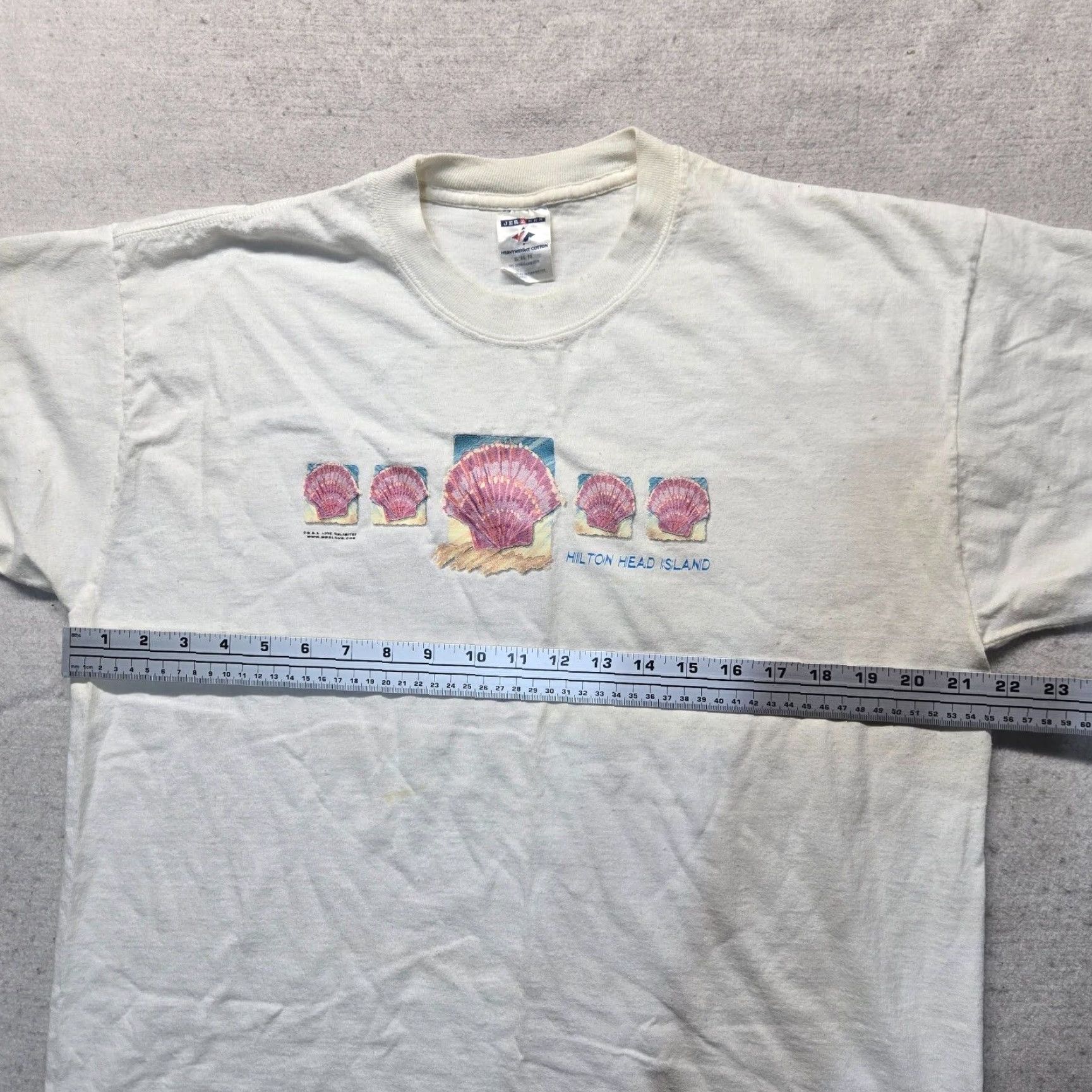 Vintage VINTAGE Hilton Head Island SC T-Shirt Adult XL White Cotton Crew Neck Short Sleeve Graphic Mens Size US XL / EU 56 / 4 - 4 Thumbnail