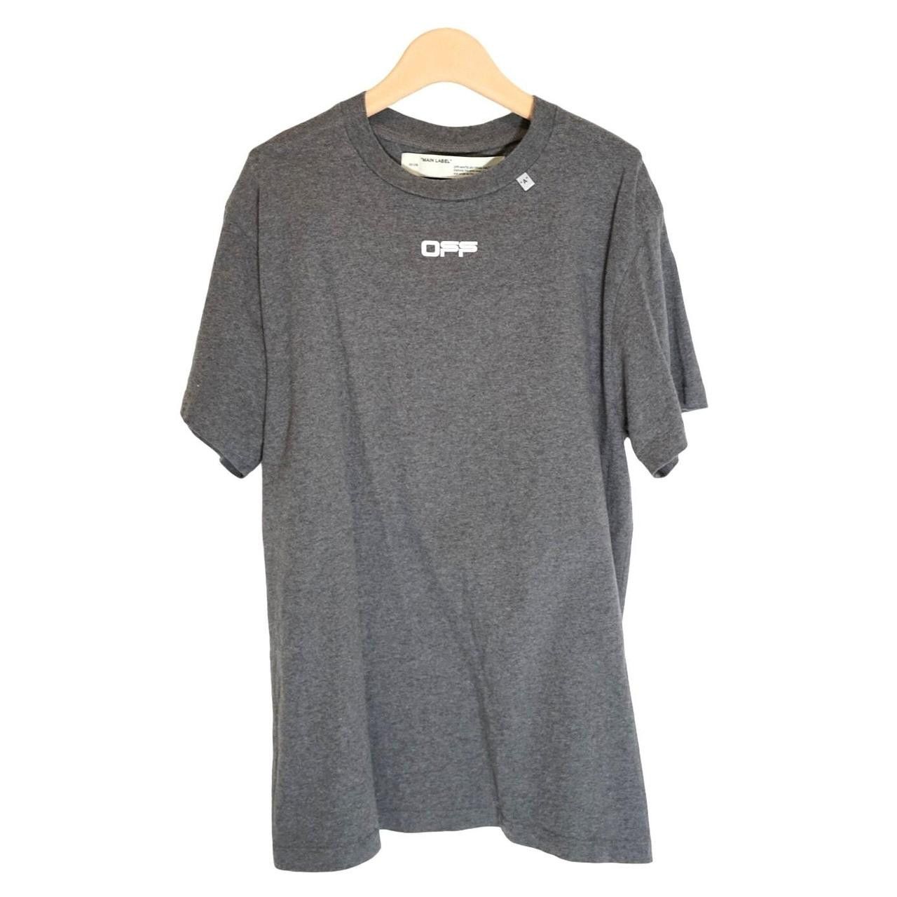 Off-White OFF-WHITE - Grey Wavy Line S/S T-Shirt / XXS Size US XXS / EU 40 - 1 Thumbnail