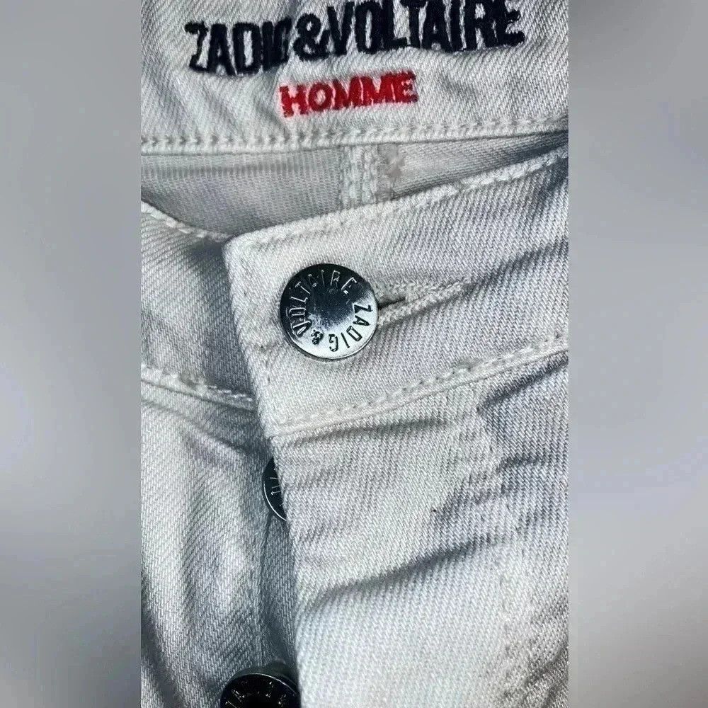 Zadig & Voltaire Zadig & Voltaire trendy cream lightweight 5 pckt jean Size US 29 - 4 Thumbnail