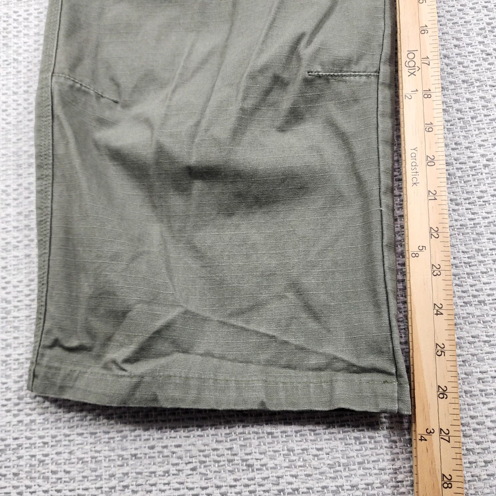 Olive RedHead Cargo Pants Mens 44x27 Olive Green Ripstop Double Knee Cargo Workwear Pants Mens 44 Olive Green Cotton Ripstop Regular Size US 44 / EU 60 - 7 Thumbnail