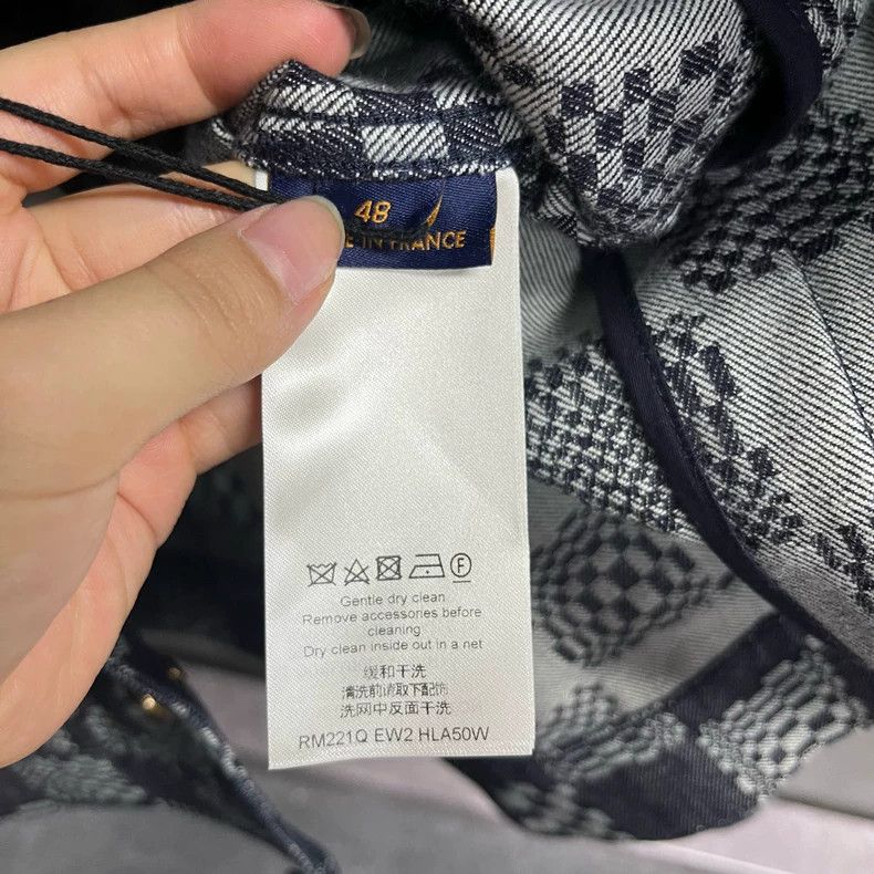 Louis Vuitton Louis Vuitton Black checkerboard single-breasted casual lo Size US M / EU 48-50 / 2 - 4 Thumbnail