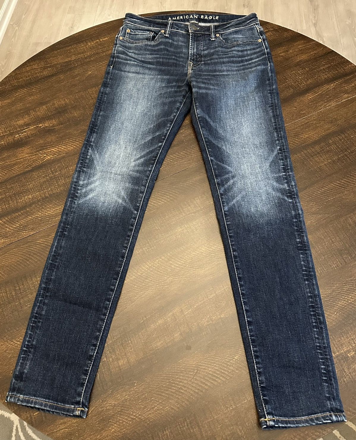 Men’s AE American Eagle Air Flex + Temp Skinny Jeans 31x32