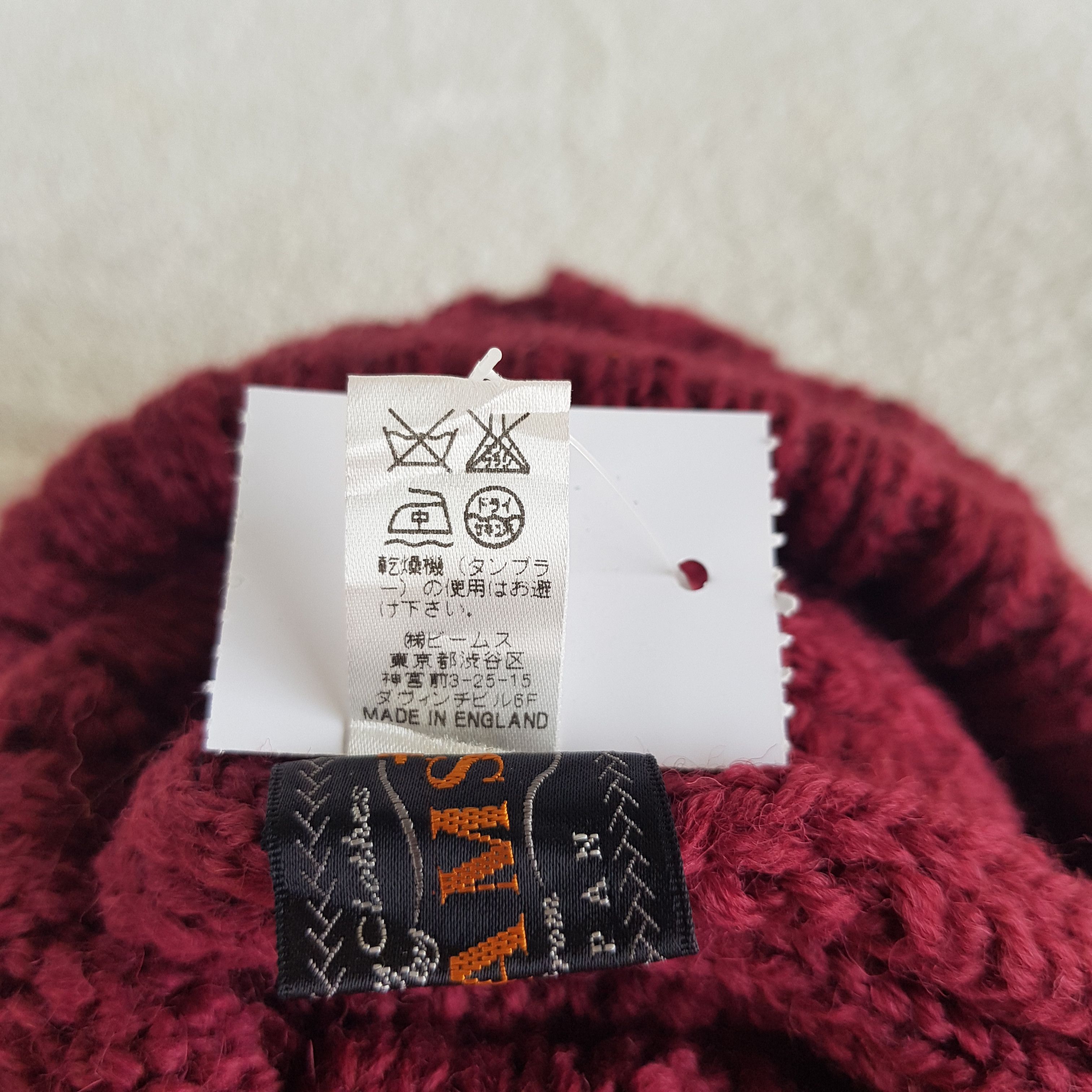 Beams Plus Vintage Beam Beanie Fair Isle Ribbed Knit Snow Caps Hats. Size ONE SIZE - 7 Thumbnail