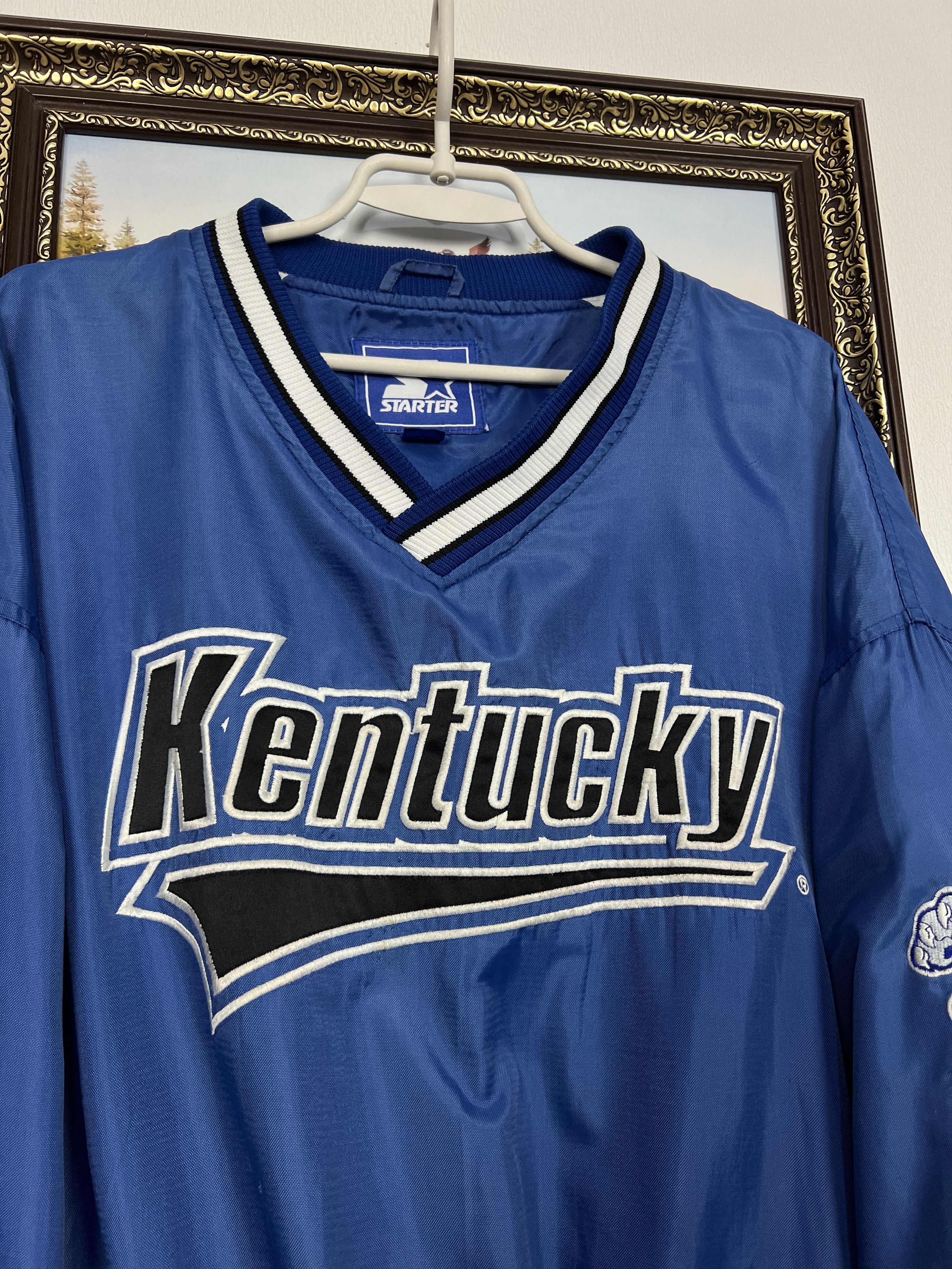 Starter Vintage Kentucky Wildcats Jacket Windbreaker Bomber NCAA Size US XXL / EU 58 / 5 - 2 Thumbnail