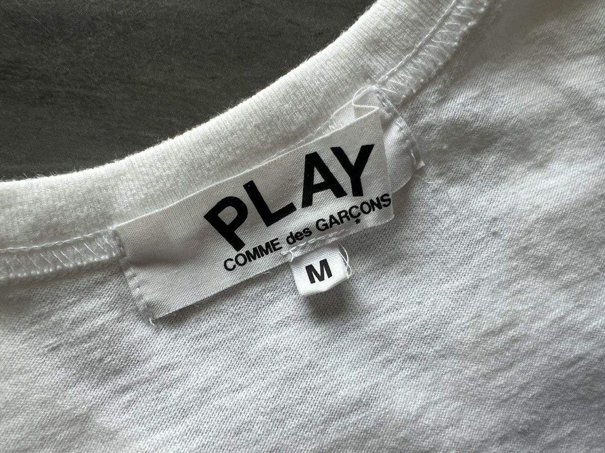 Comme des Garcons PLAY Comme de Garcons x Play : Center Pink & Red Embroider Heart Size M / US 6-8 / IT 42-44 - 6 Thumbnail