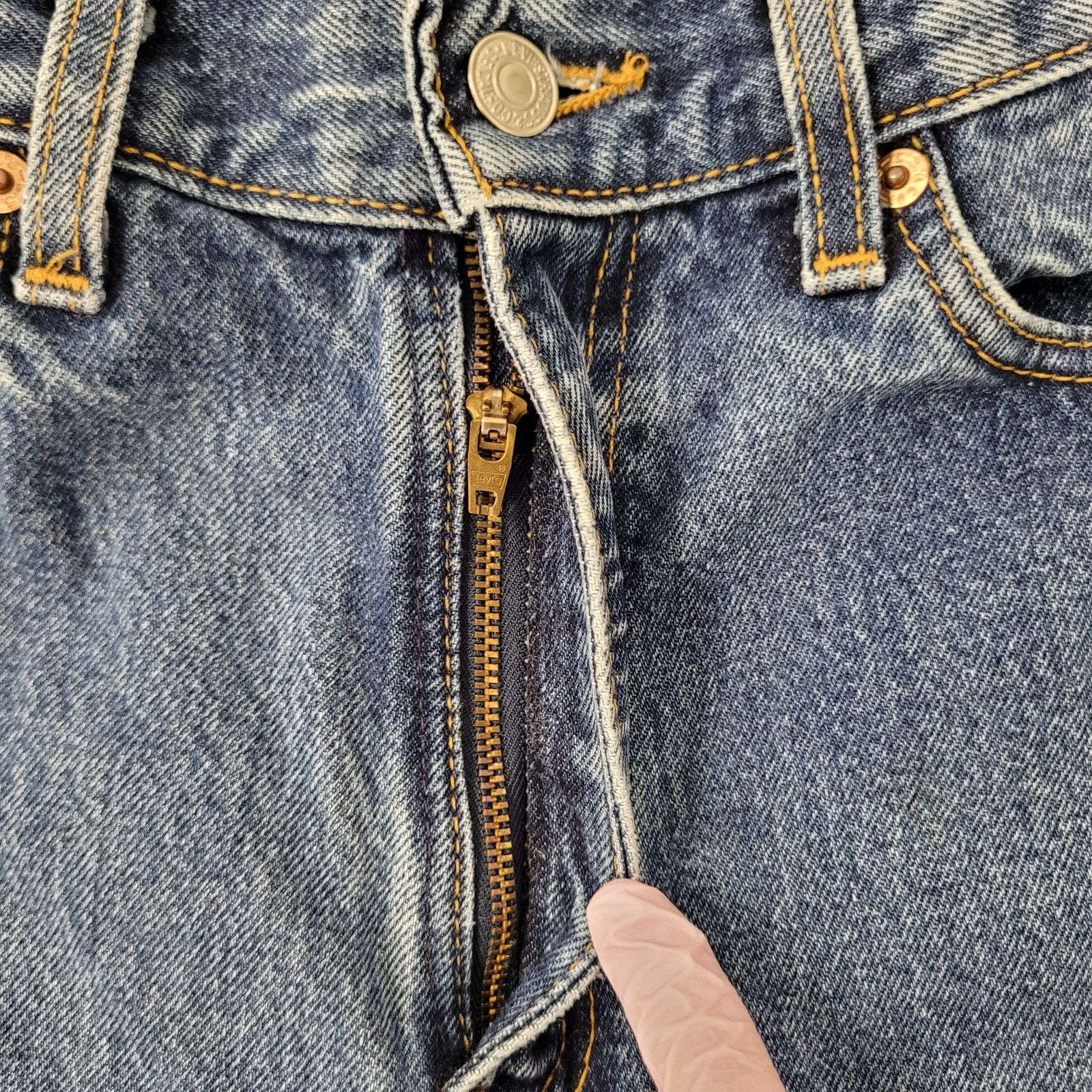 Levi's Vintage LEVIS 512 Slim Tapered Jeans Womens 2 26x31 USA Y2K Size 26" / US 2 / IT 38 - 8 Thumbnail