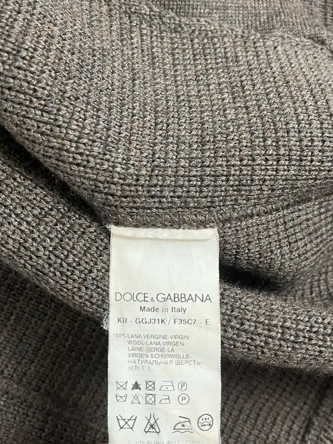 Dolce & Gabbana 2000s Dolce & Gabbana Brown Classy Zip-up Sweater Size US S / EU 44-46 / 1 - 11 Thumbnail