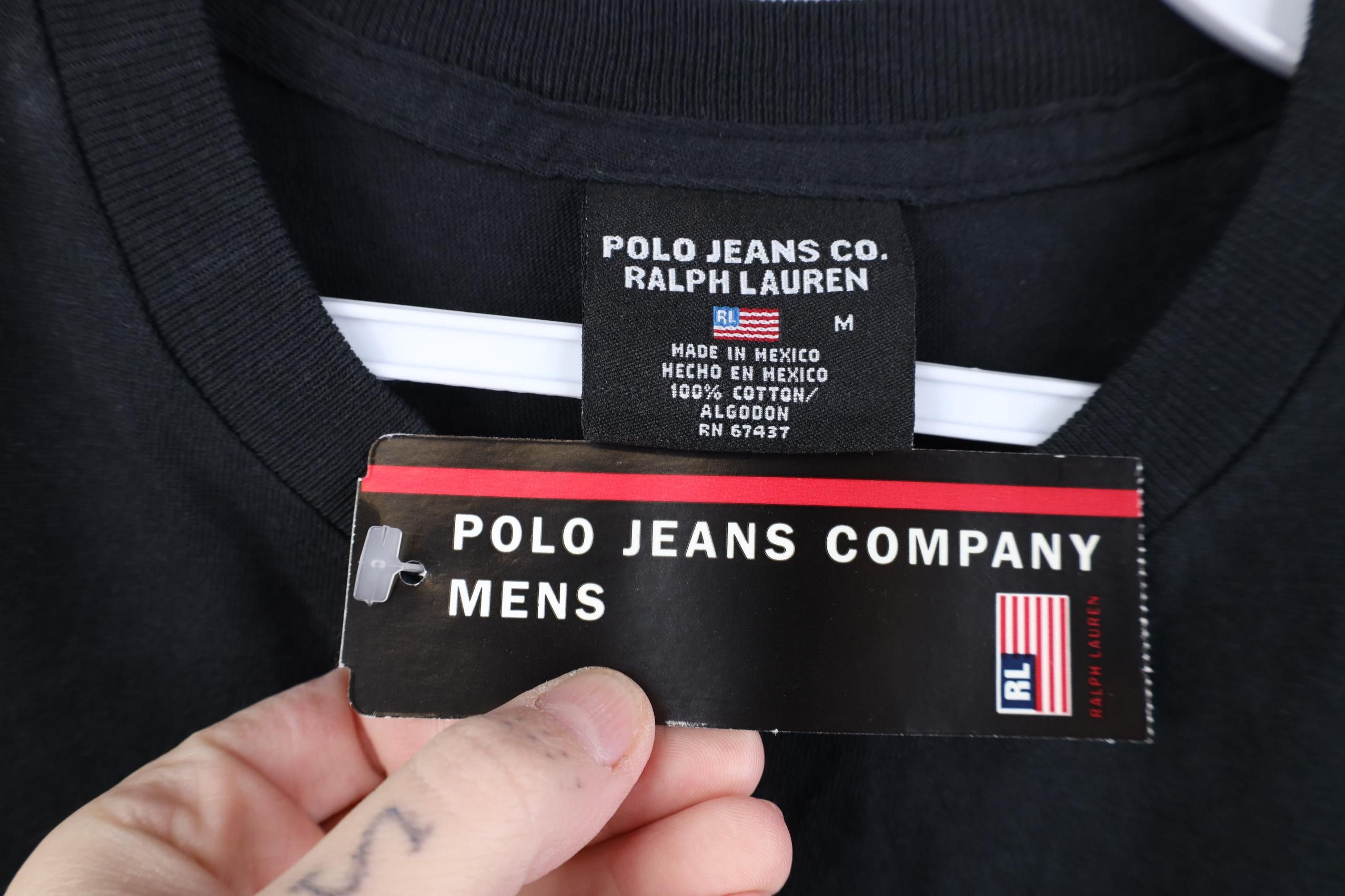 Polo Ralph Lauren Deadstock Vintage 90s Ralph Lauren Chain Stitch T-Shirt Size US M / EU 48-50 / 2 - 4 Thumbnail