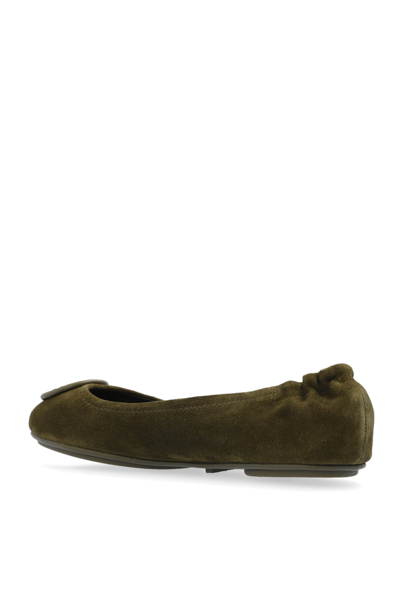 Tory Burch o1s22i1n1024 Suede Ballet Flats in Green Size US 8 / IT 38 - 5 Thumbnail