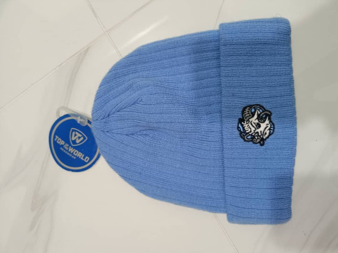 NCAA × Top Of The World × Vintage NWT!! North Carolina Tar Heels NCAA Alternate Knit Beanie Size ONE SIZE - 1 Thumbnail