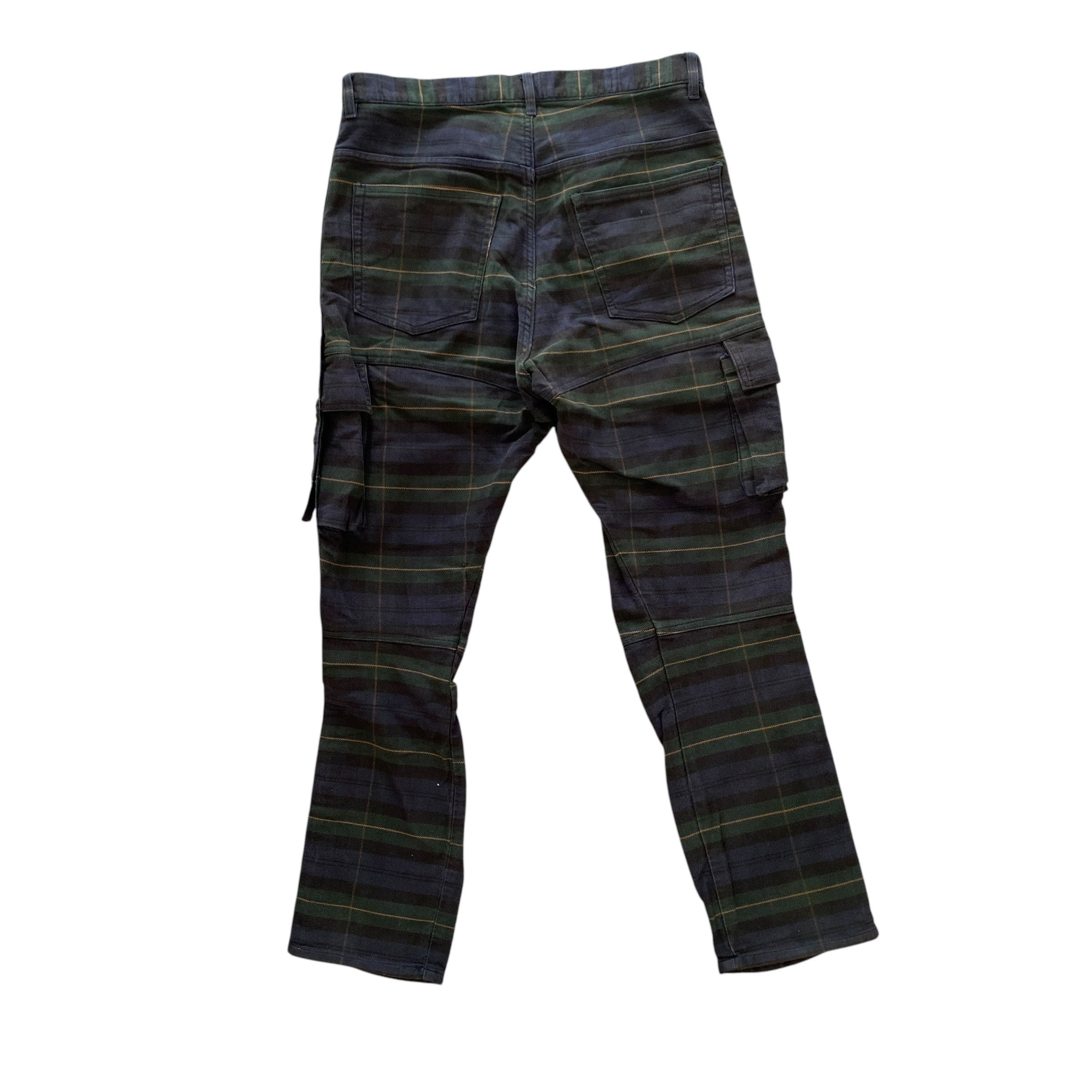 Vintage Final Home Plaid Trousers Cargo Pants