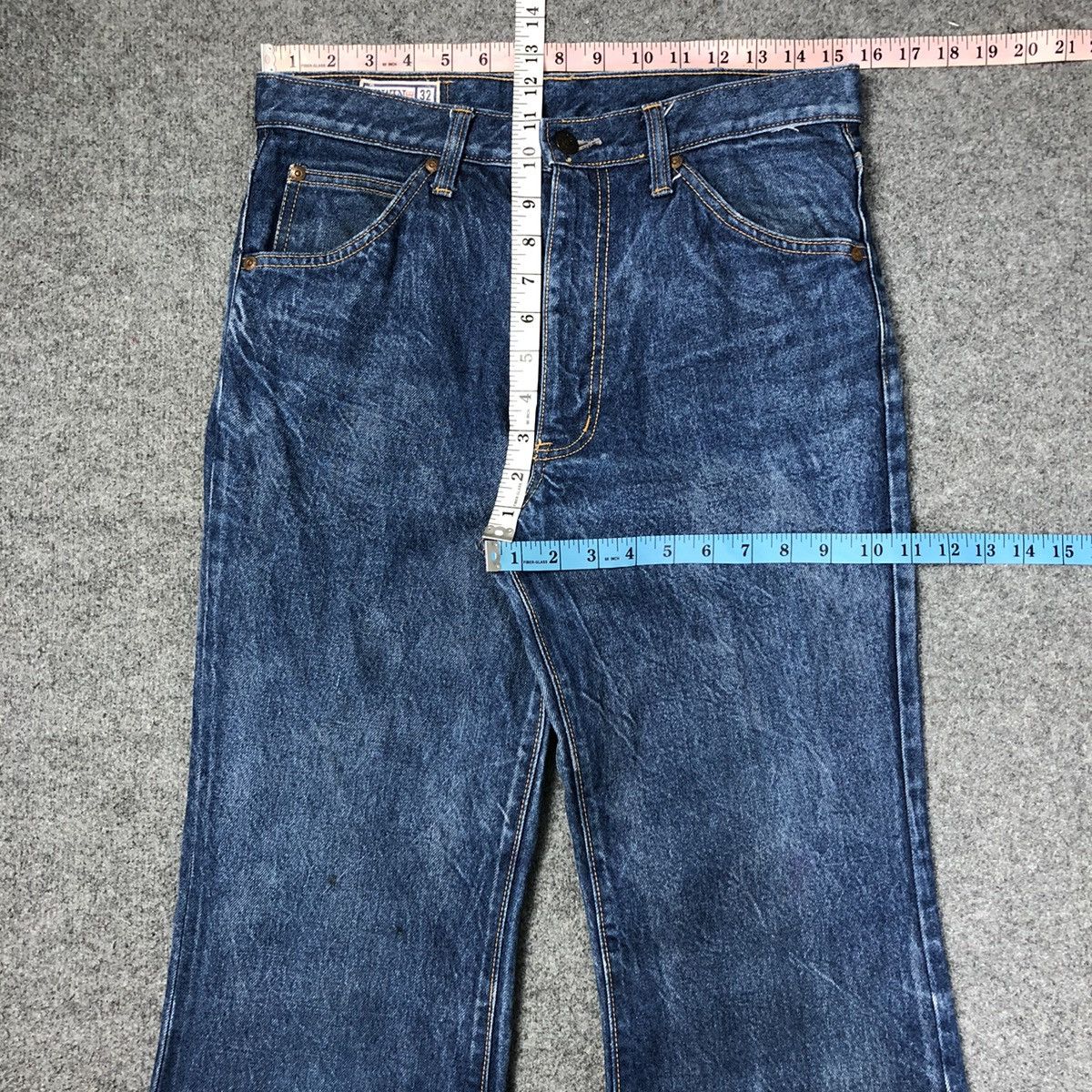Edwin 🔥Rare🔥 Vintage 80s EDWIN Flare Bootcut Denim Jeans Size US 31 - 8 Thumbnail