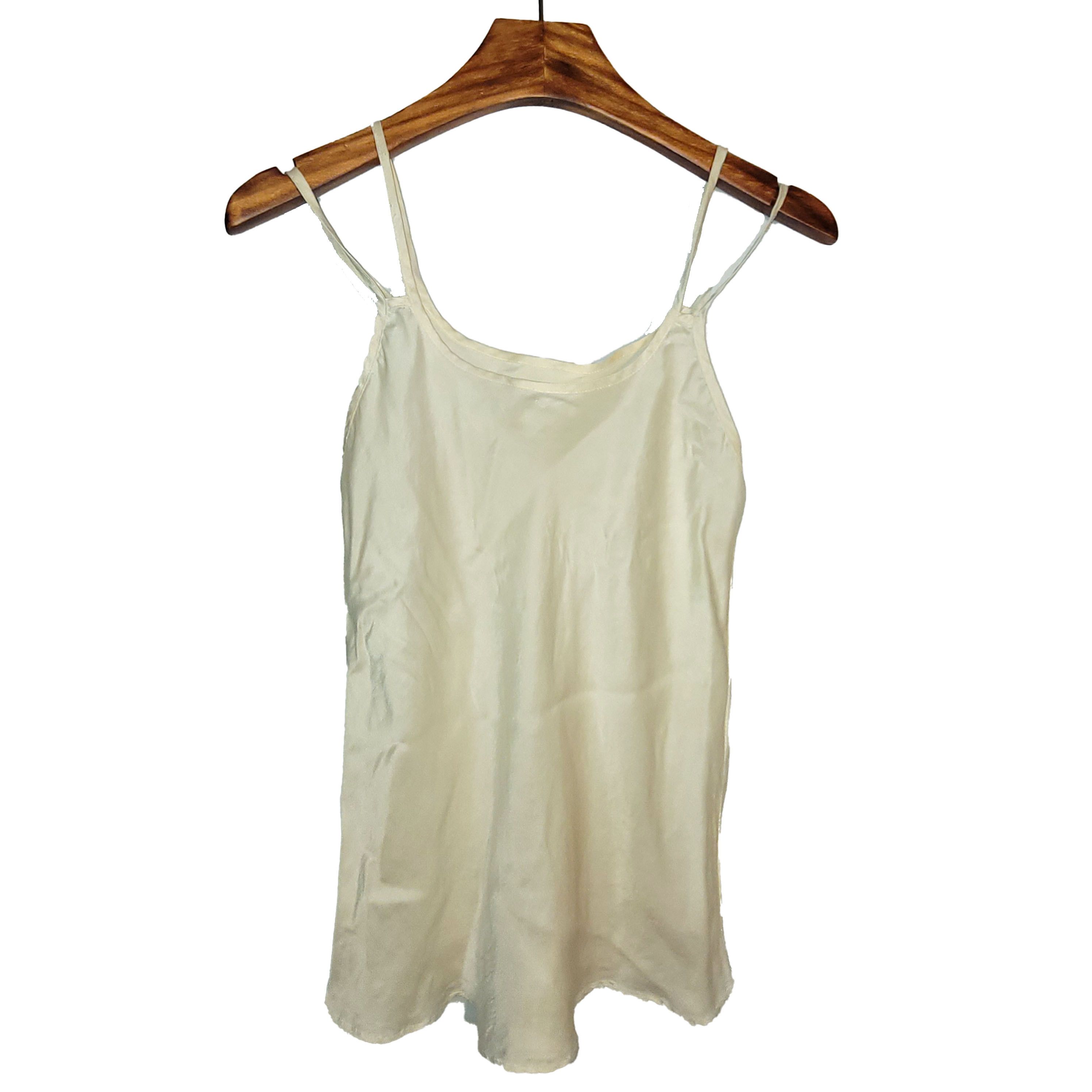Other Women's 100% Silk Camisole Spaghetti Strap Top Vest SAB418 Size XS / US 0-2 / IT 36-38 - 2 Thumbnail