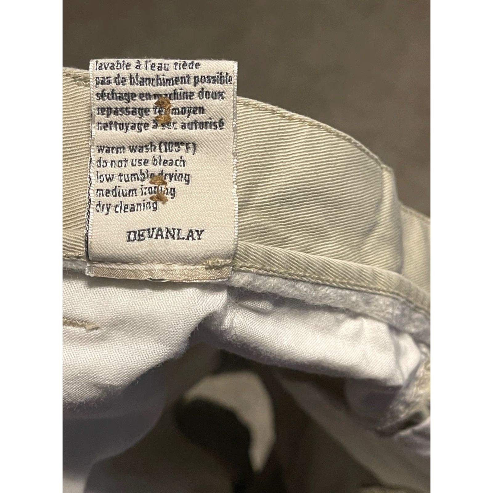 Lacoste Lacoste Original Quality Men’s Chino Khaki Shorts Devanlay Size 44 Tan Chino Mens 44 Size US 44 / EU 60 - 5 Thumbnail