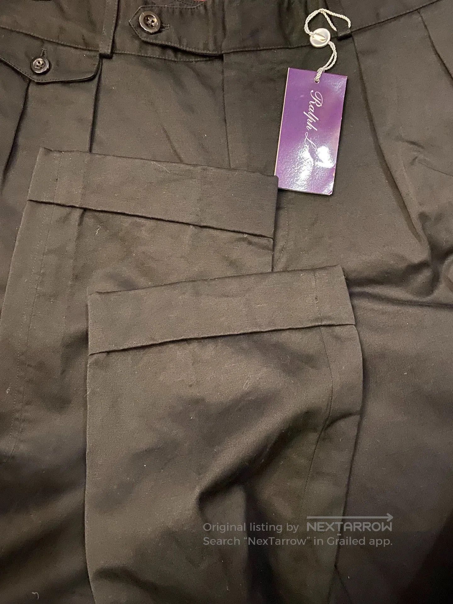 Polo Ralph Lauren Black Cropped Pants Size 34. Size US 34 / EU 50 - 5 Thumbnail