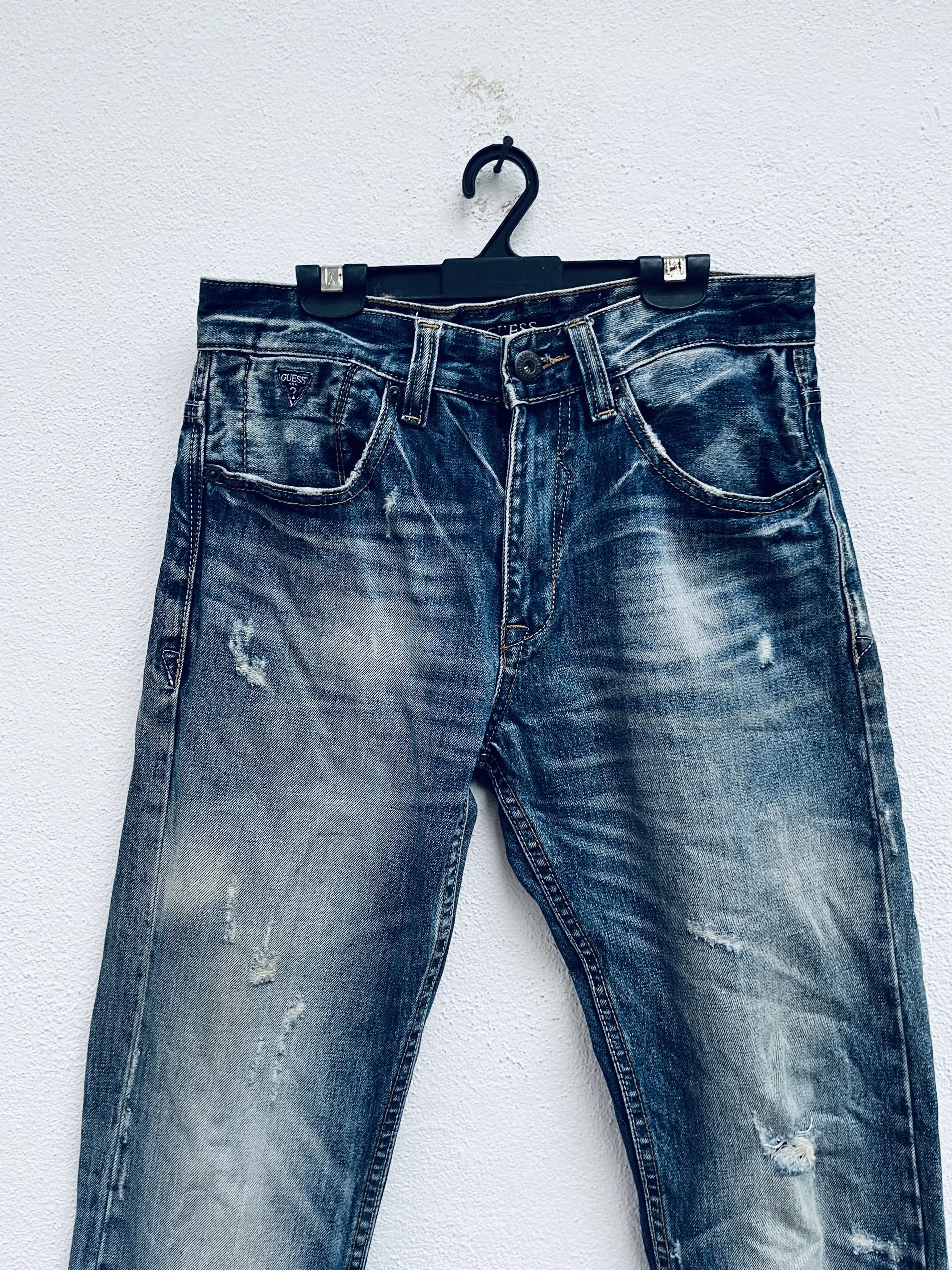 Japanese Brand × Vintage Vintage Guess Distressed Designer Fashion Style Size US 29 - 3 Thumbnail