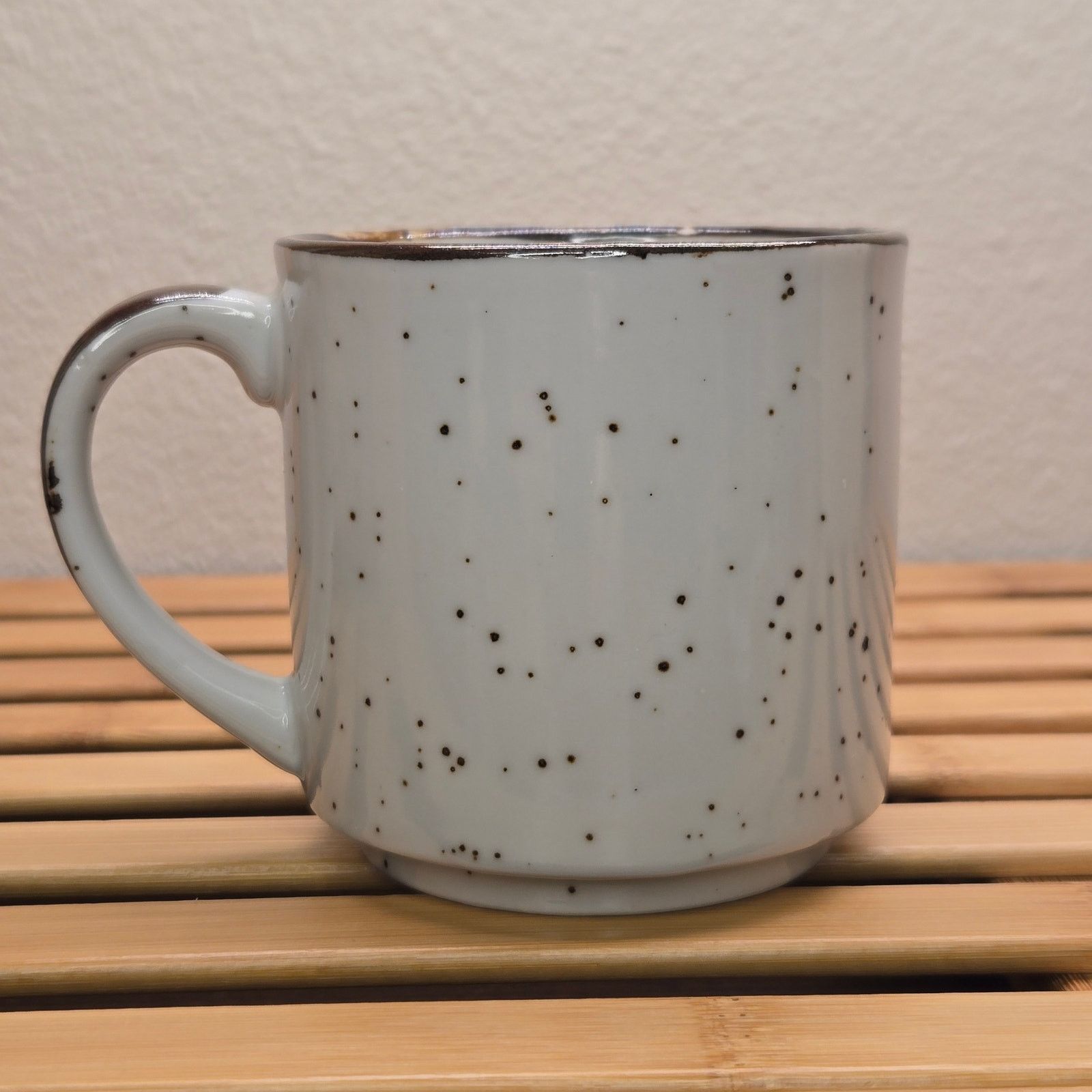 Vintage Vintage Japan Speckled Stoneware Wildflower Coffee Mug Size ONE SIZE - 3 Thumbnail