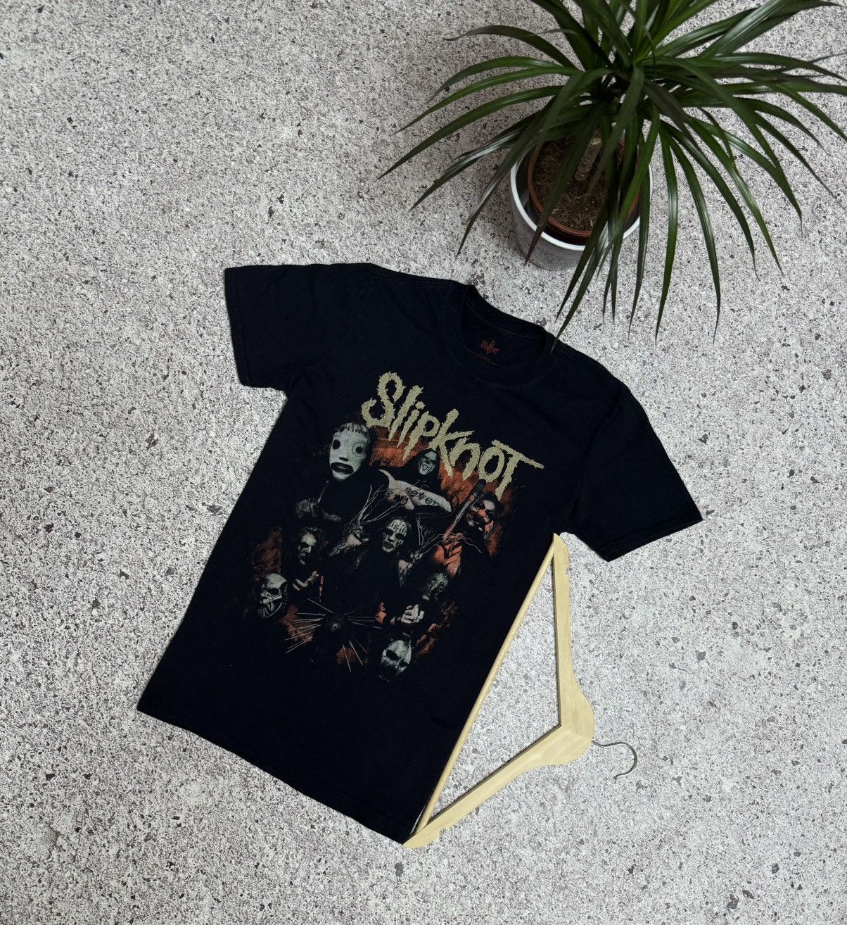 Band Tees × Vintage Vintage 2017 Slipknot Band Rock Retro T-Shirt Y2K Hype Size US S / EU 44-46 / 1 - 1 Thumbnail