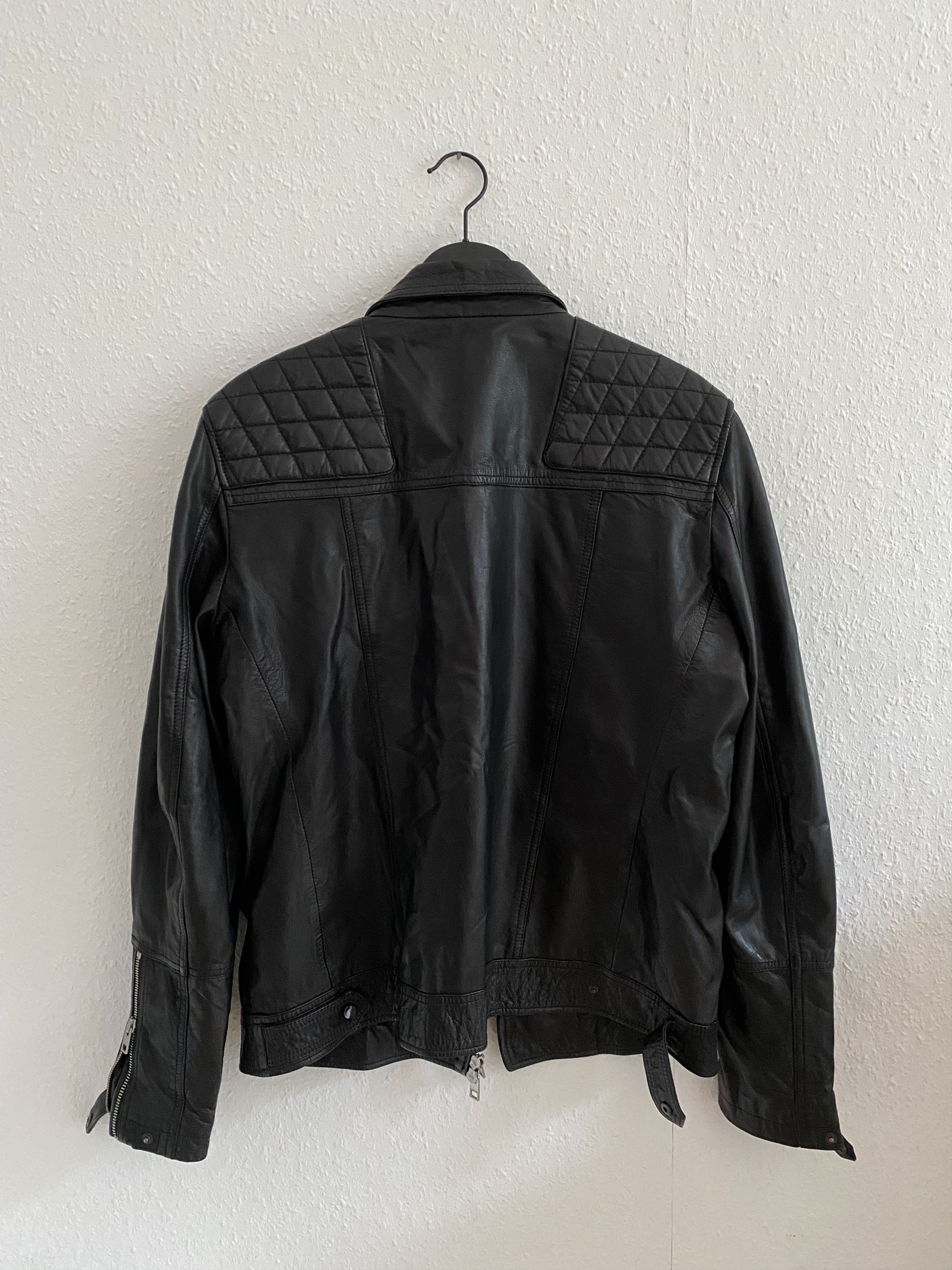 Allsaints Leather Biker Jacket Size US M / EU 48-50 / 2 - 2 Thumbnail