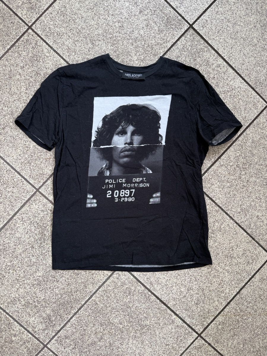 Neil Barrett Neil Barrett Jimi Morrison tshirt tee print graphic Size US S / EU 44-46 / 1 - 1 Thumbnail