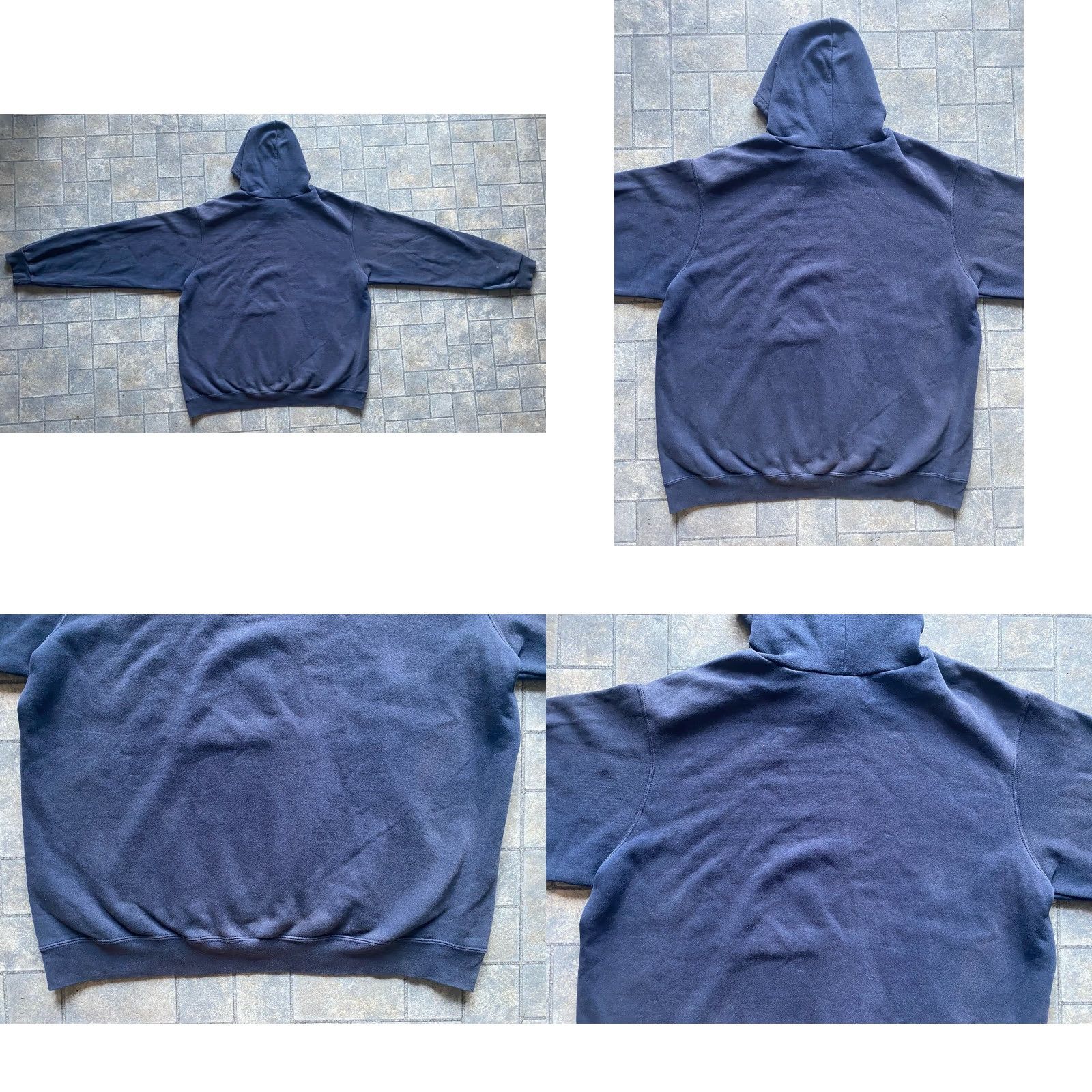 Nike VINTAGE Nike Center Swoosh Blue Hoodie Mens L Mexico Y2K Gray Tag Pullover Blue Hoodie Mens L Size US L / EU 52-54 / 3 - 10 Thumbnail