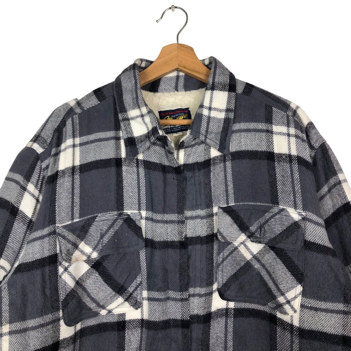 Japanese Brand 🔥90’s Vintage Flannel Mink Fur Jacket Tartan Design Maceye Size US M / EU 48-50 / 2 - 2 Thumbnail