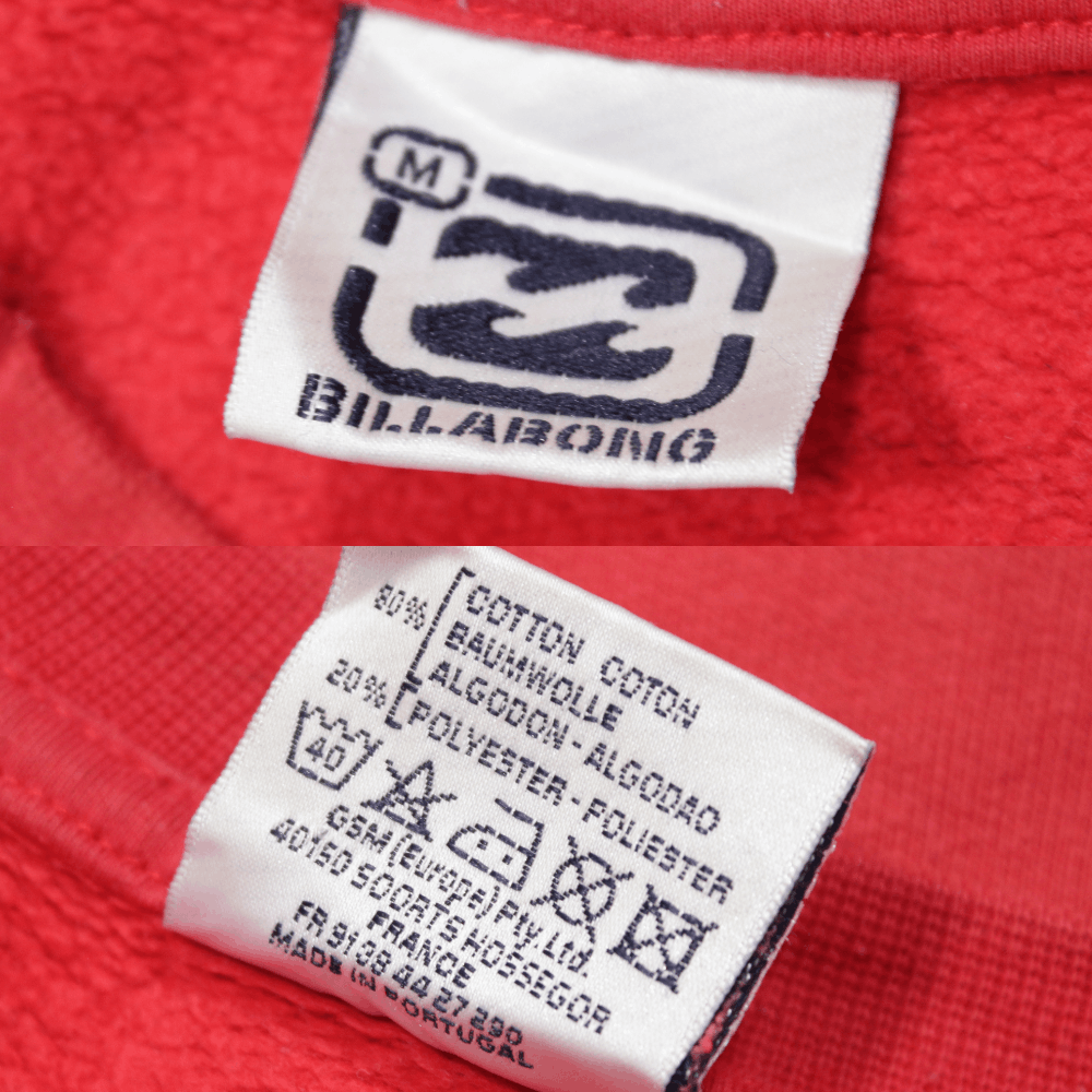 Billabong 90S Big Logo Embroidered Painted Sweatshirt Size US M / EU 48-50 / 2 - 9 Thumbnail