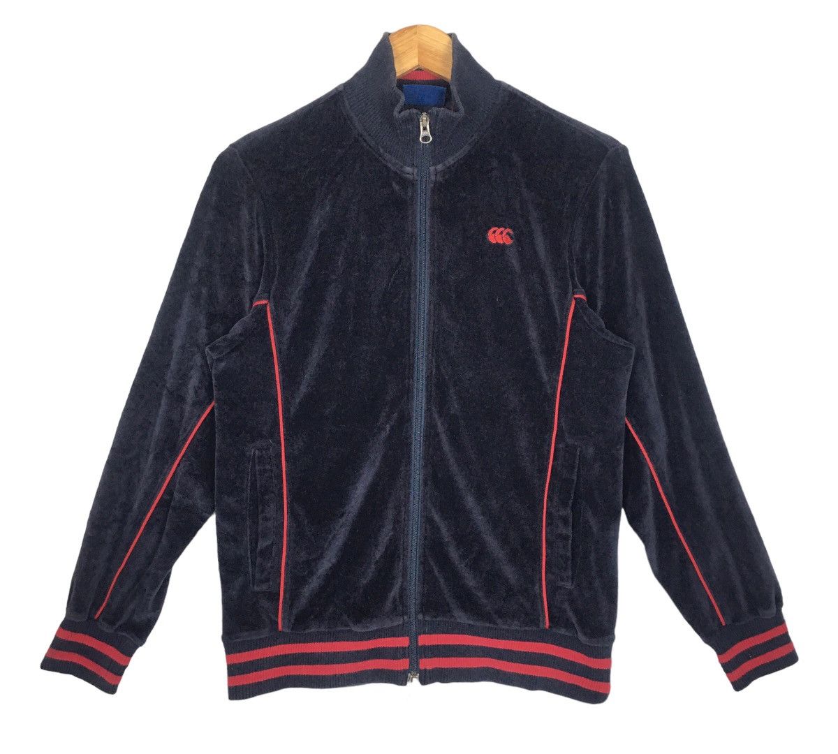Canterbury of New Zealand Centerbury Rugby Club Valvet ZipperUp Jacket Size L / US 10 / IT 46 - 1 Thumbnail