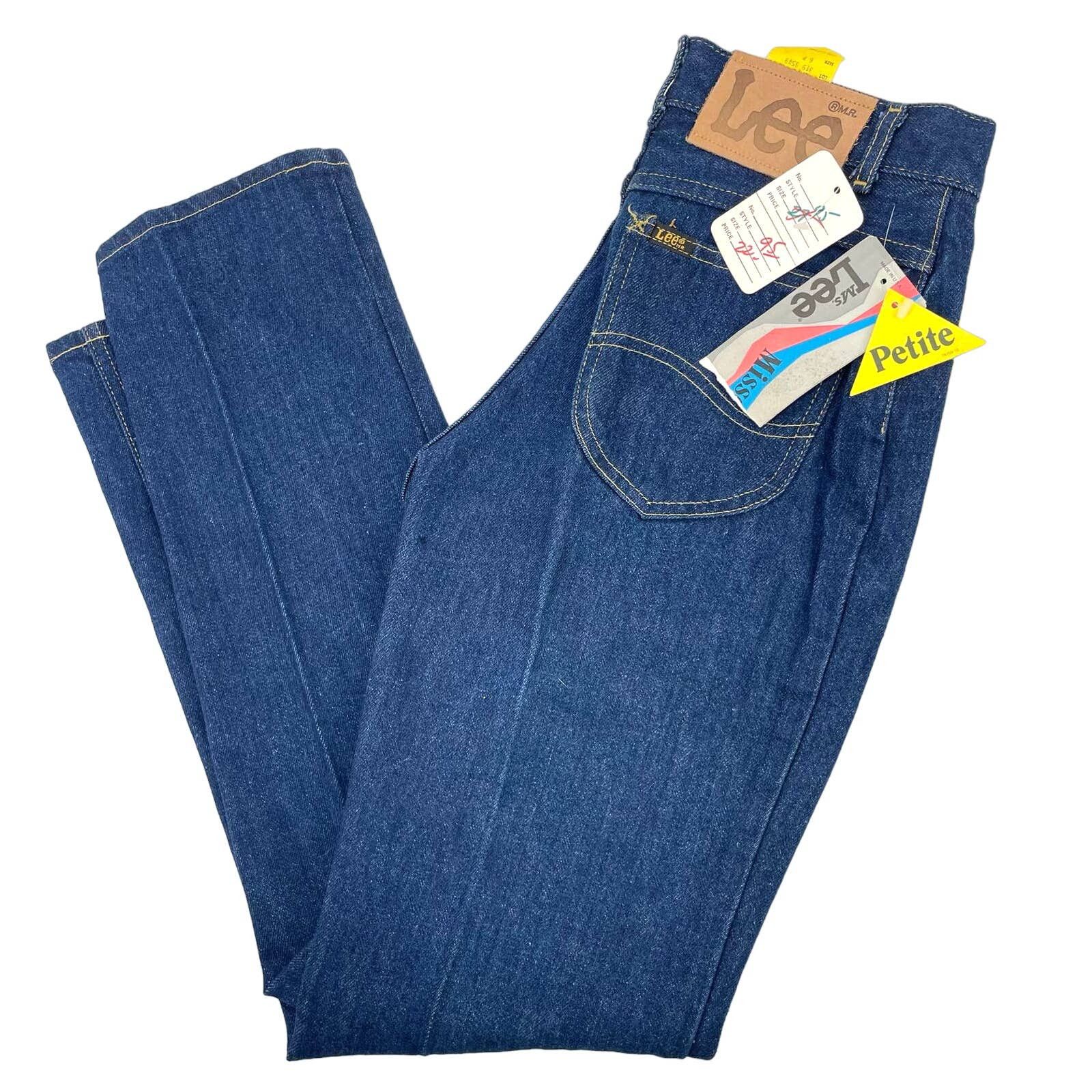 Lee Deadstock Vintage 70s 80s Lee Denim Riders Jeans Indigo Wash 