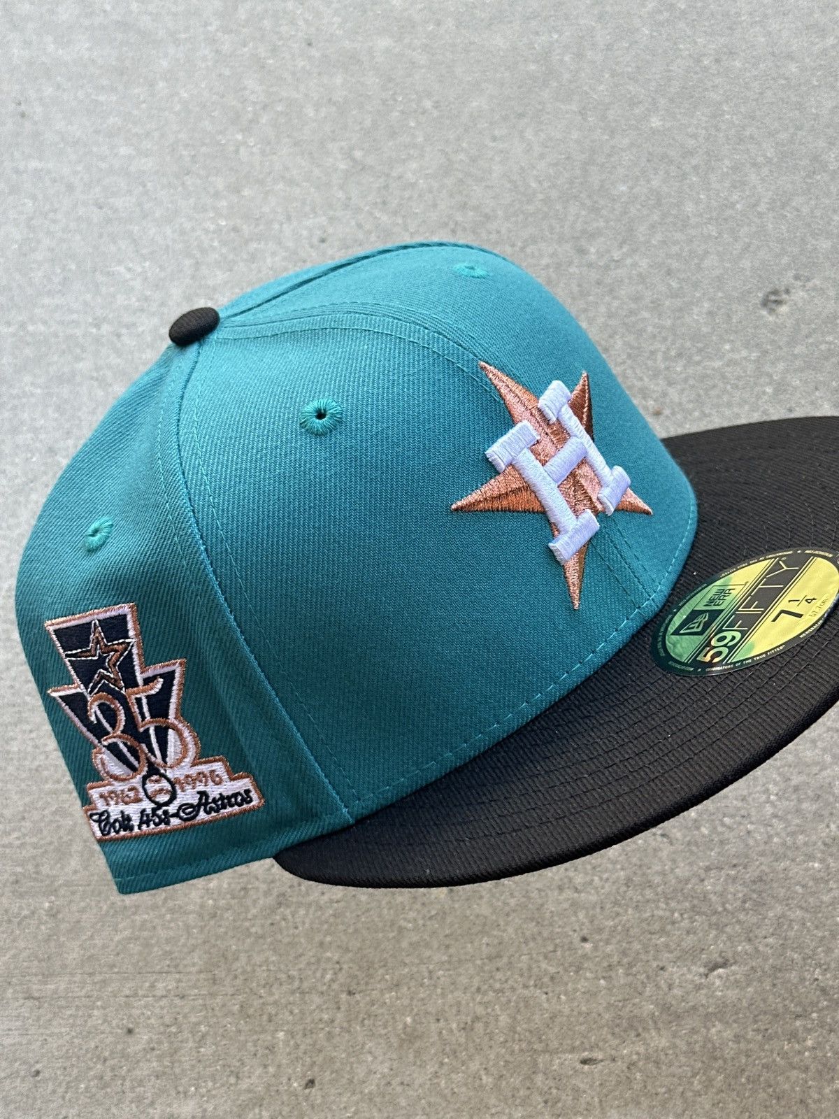 Hat Club × MLB × New Era Houston Astros OG Copperhead Top 30 Fitted Hat 7 1/4 Size ONE SIZE - 1 Thumbnail