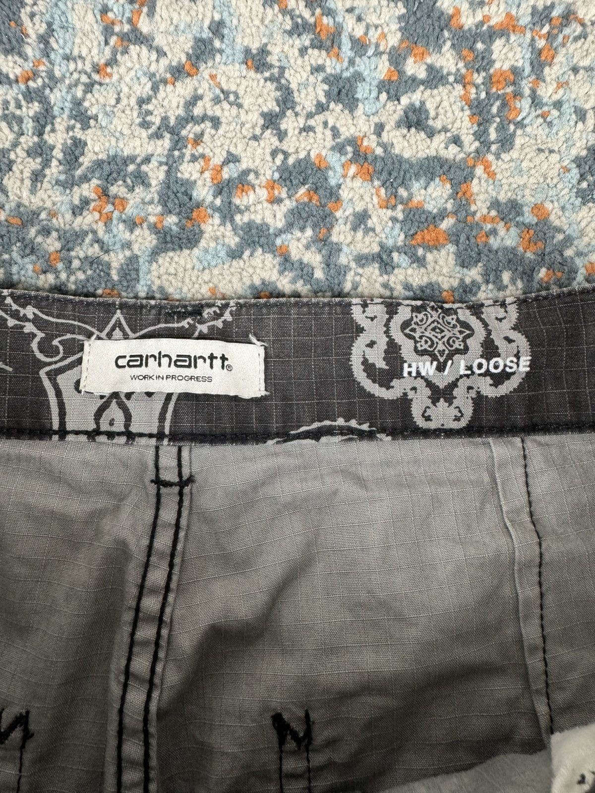 Carhartt Wip × Vintage Rare Vintage y2k Carhartt WIP baggy paisley bandana pants Size US 28 / EU 44 - 15 Thumbnail