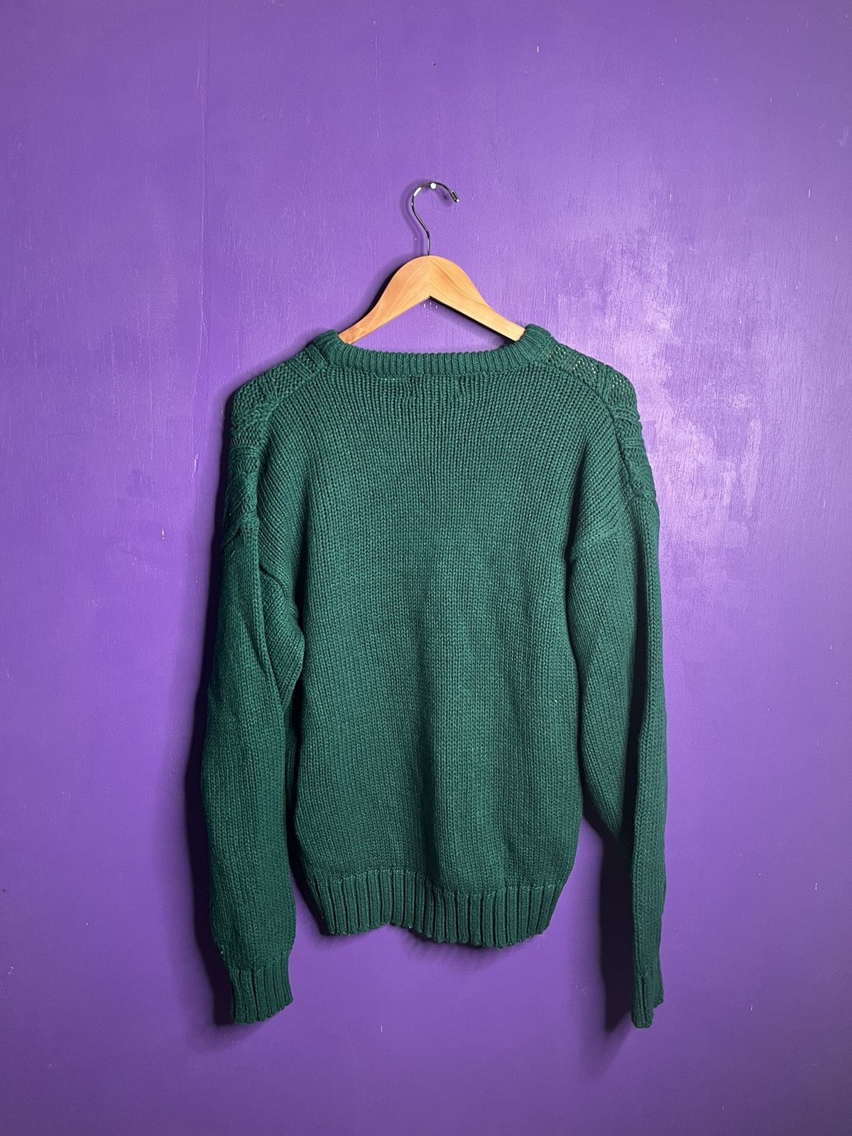 Vintage Vintage 90s Oakton limited cable knit sweater Size US L / EU 52-54 / 3 - 2 Thumbnail
