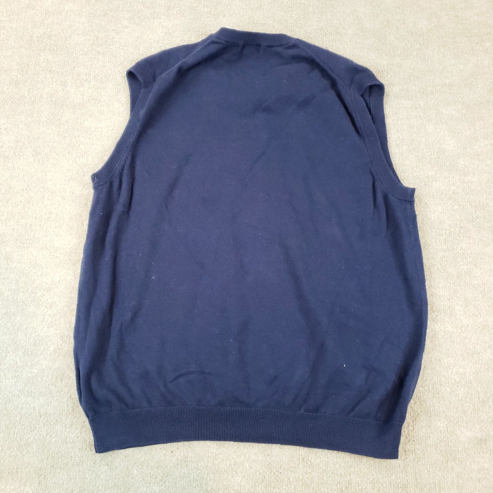 Brooks Brothers VINTAGE Brooks Brothers Sweater Vest Mens XL Blue V-Neck Pullover Casual Golf Size US XL / EU 56 / 4 - 6 Thumbnail