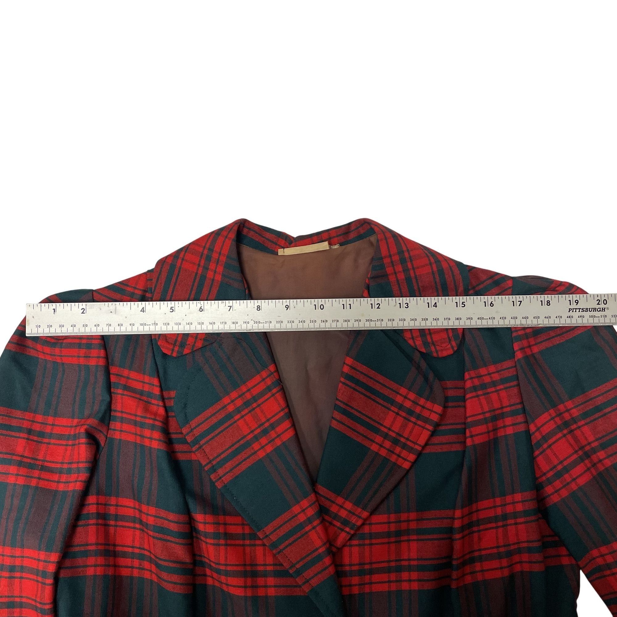 Other Vtg TARTAN CHRISTMAS Plaid Jacket Blazer Shirt M Size M / US 6-8 / IT 42-44 - 8 Thumbnail