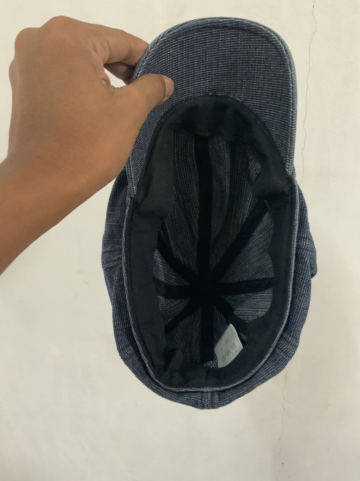 Denime Indigo Denim Fade Avant Garde Newsboy Hat Size ONE SIZE - 8 Thumbnail