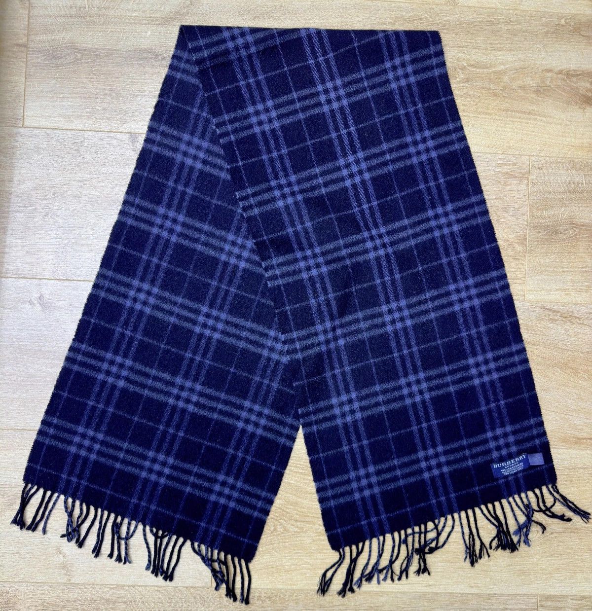 Burberry Rare Vintage Burberry London Cashmere Check Scarf 140×31 cm Size ONE SIZE - 5 Thumbnail