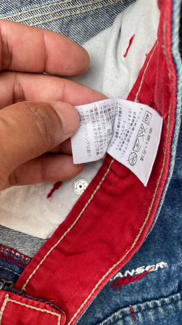Other × Vintage Transer baggy skate denim Size US 33 - 9 Thumbnail