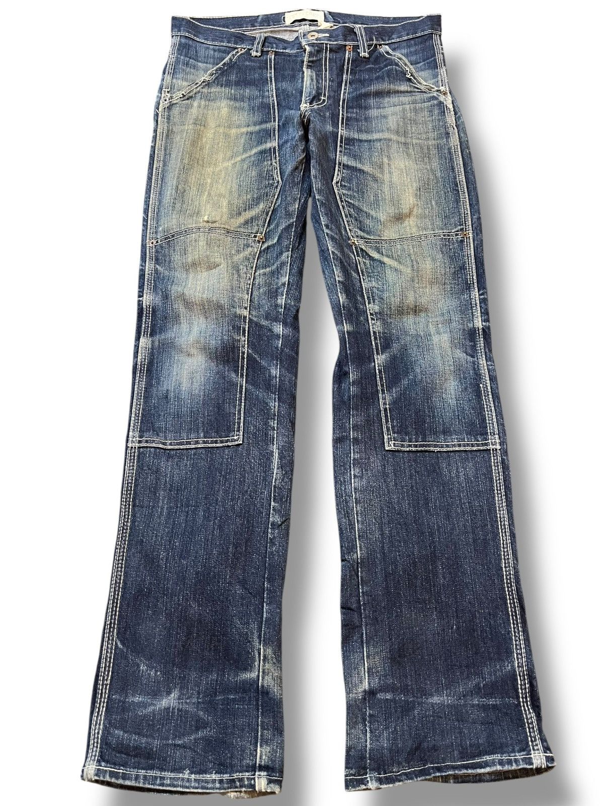 American Apparel Vintage PineCone Mudwash Shallow Pocket Denim Size US 32 / EU 48 - 1 Thumbnail