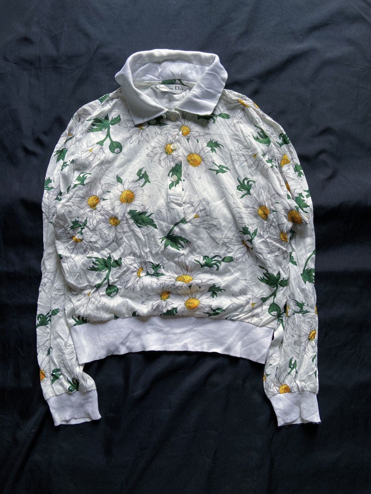 Christian Dior Monsieur CHRISTIAN DIOR POLO SHIRT FLOWERS Size S / US 4 / IT 40 - 1 Thumbnail