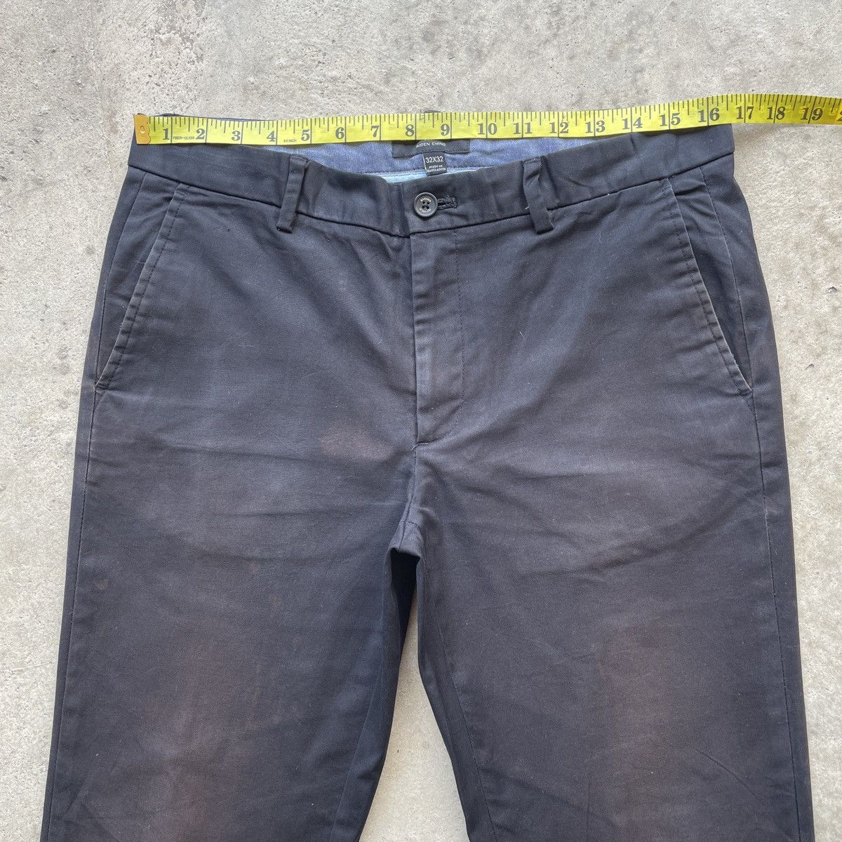 Banana Republic Vintage Banana Republic Black Faded Chinos Trousers Pants Size US 33 - 5 Thumbnail