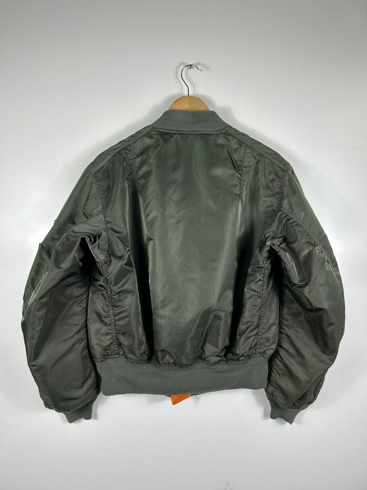 Alpha Industries ⚡️Vintage Alpha Industries USA Ma 1 Bomber Jacket Size US M / EU 48-50 / 2 - 14 Thumbnail