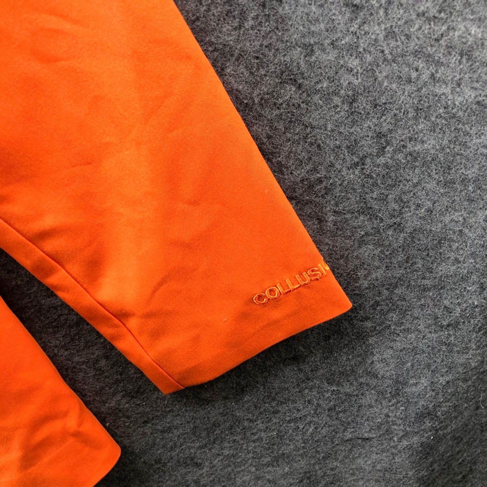 Asos VINTAGE Asos Collusion Oversized Blazer Womens 0 Orange Boyfriend Lightweight One Button Size XS / US 0-2 / IT 36-38 - 5 Thumbnail