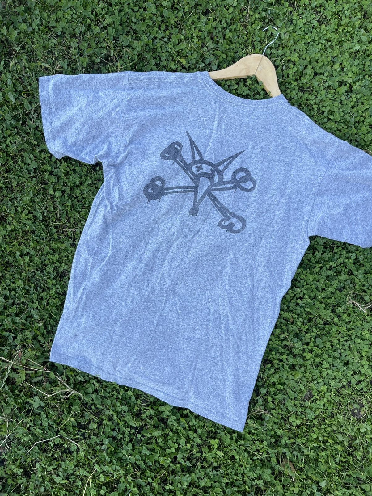 Powell Peralta Powell Peralta Rat Bones back print grey tee sk8 Size US M / EU 48-50 / 2 - 2 Thumbnail