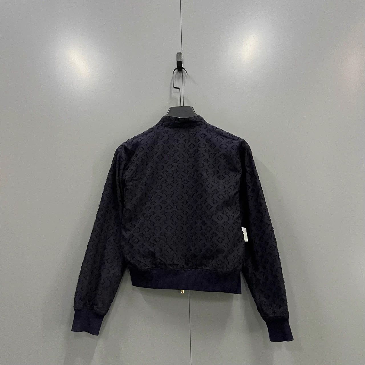 Louis Vuitton LV Black Embossed Double Sided Flight Jacket 36 Size XS / US 0-2 / IT 36-38 - 3 Thumbnail