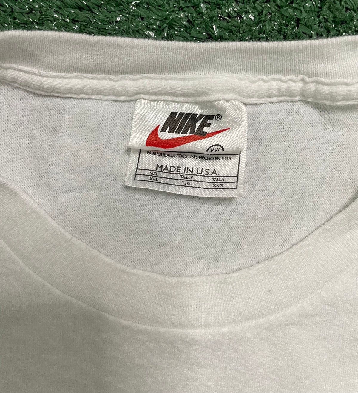 Nike Vintage 1990s Nike center swoosh tee Size US XXL / EU 58 / 5 - 3 Thumbnail