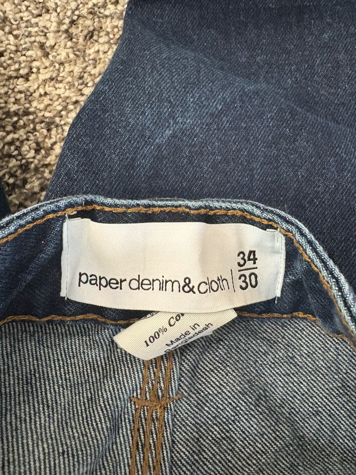 Paper Denim & Cloth Dark wash carpenter jeans Size US 34 / EU 50 - 3 Thumbnail