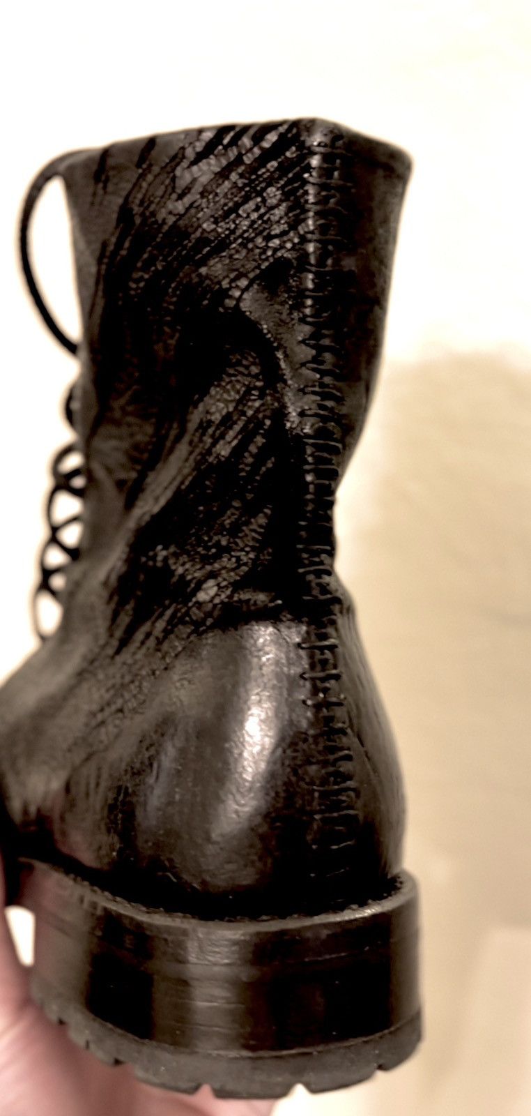 The Last Conspiracy ASGAARD OVERLOCK SPINE SCARRED CULATTA BOOTS Size US 9 / EU 42 - 10 Thumbnail
