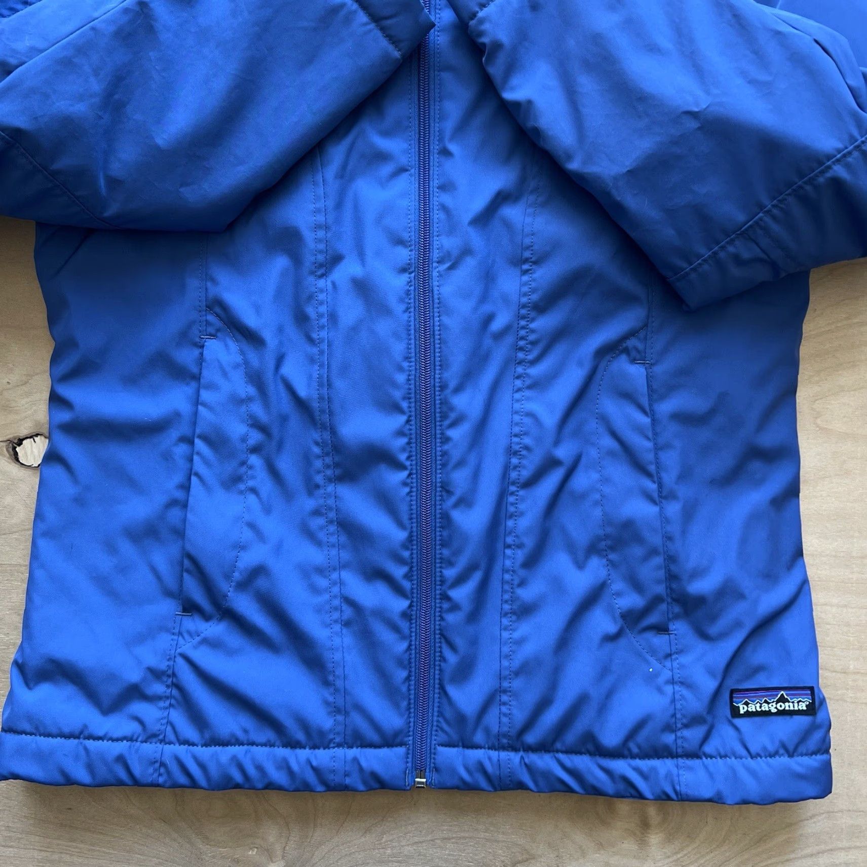 Patagonia Patagonia Synchilla Jacket Women's Small Blue Full Zip Shelled Bomber Outerwear Size S / US 4 / IT 40 - 5 Thumbnail